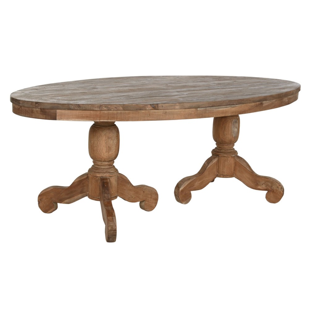 Τραπεζαρία Home ESPRIT Φυσικό ξύλο teak 220 X 110 X 78 cm