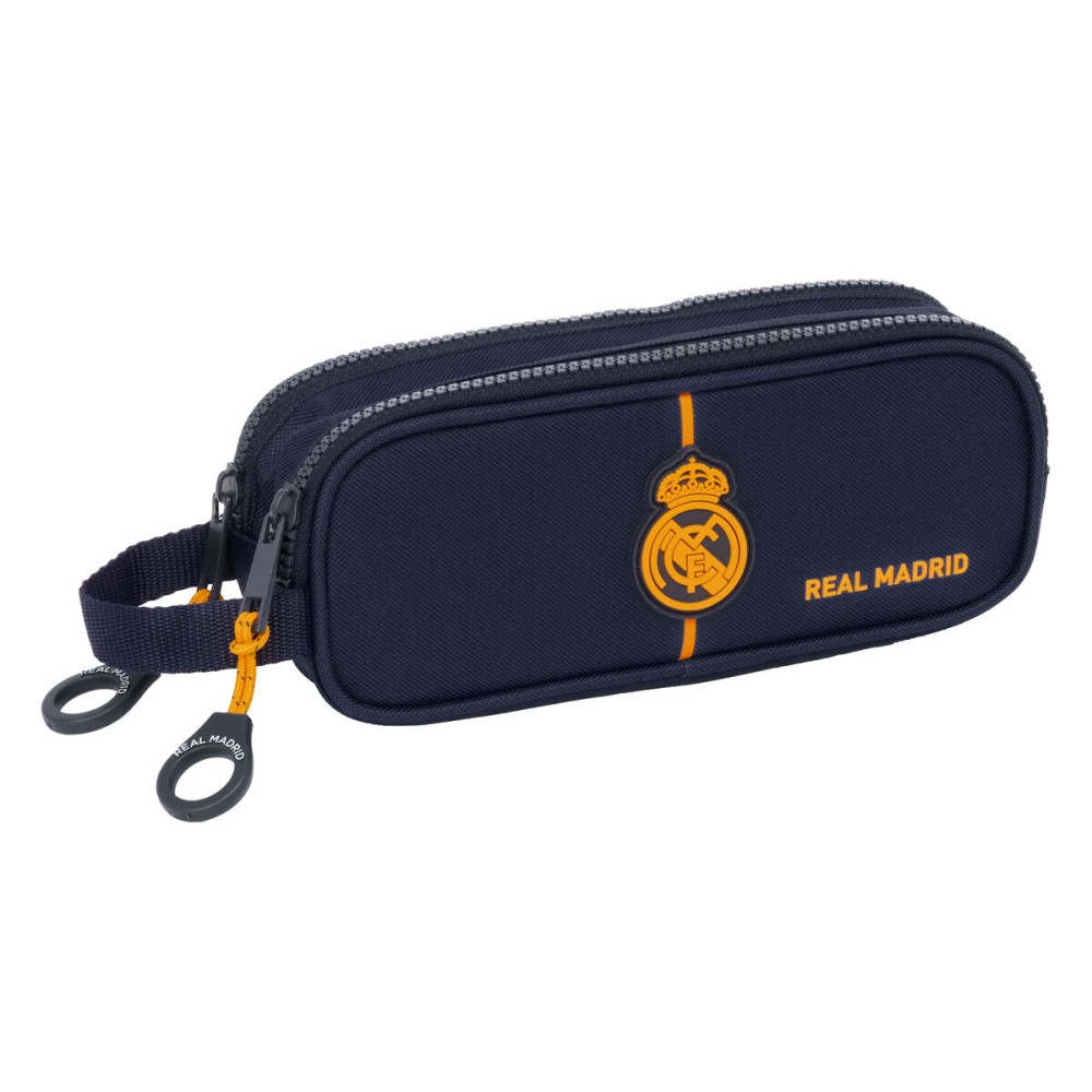 Διπλή Κασετίνα Real Madrid C.F. 2nd Kit 24/25 Ναυτικό Μπλε 21 x 8 x 6 cm