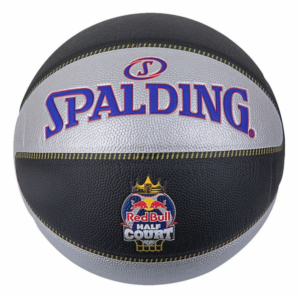 Mπάλα Μπάσκετ Spalding TF-33 Redbull Half Μαύρο 7 Φυσικό καουτσούκ