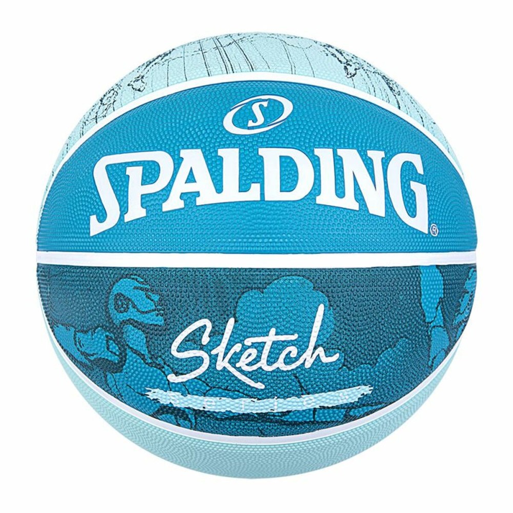 Mπάλα Μπάσκετ Spalding Sketch Dribble Μπλε Φυσικό καουτσούκ (Μέγεθος 7)