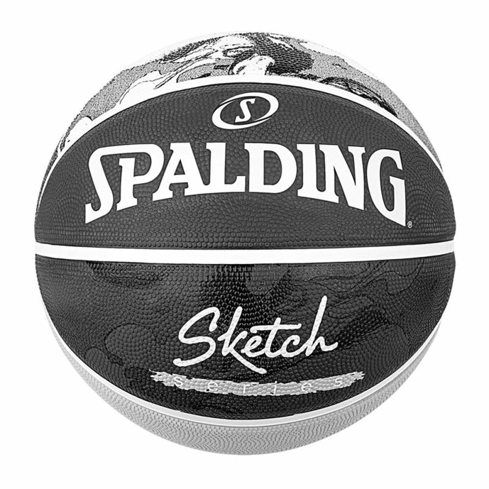 Mπάλα Μπάσκετ Spalding Sketch Dribble Μαύρο Φυσικό καουτσούκ (Μέγεθος 7)