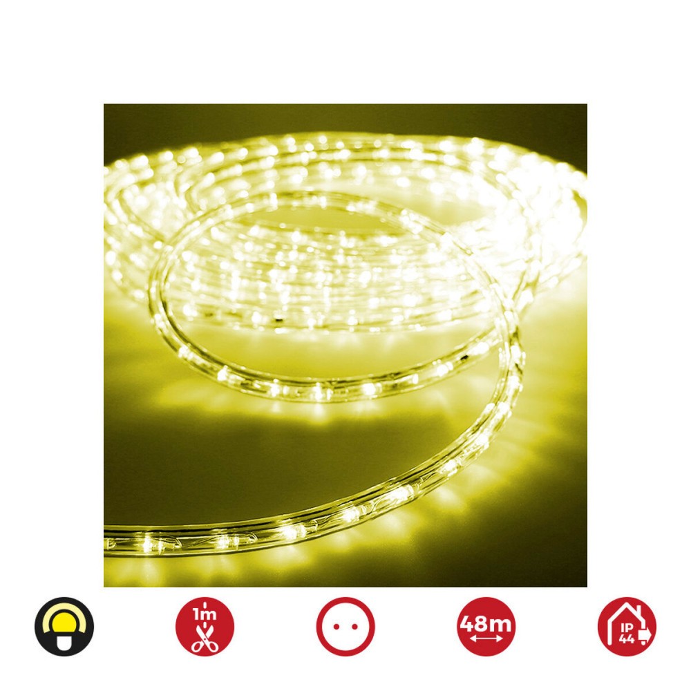 LED Σωλήνας EDM 72717 flexiLED Κίτρινο 1,4 W x 1 m 48 m 2 δρόμων