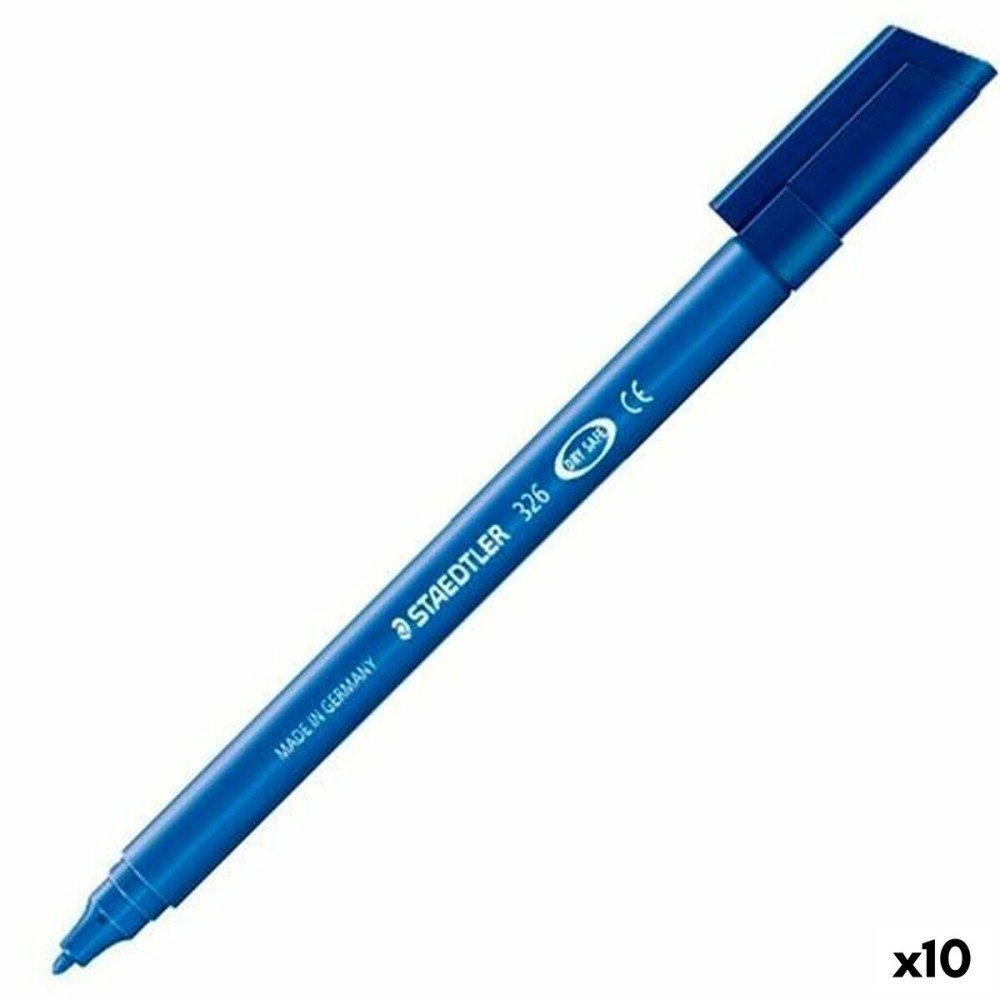 Μαρκαδόροι Staedtler Noris Club Μπλε (x10)