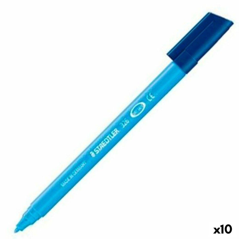 Μαρκαδόροι Staedtler Noris Club Celeste (x10)