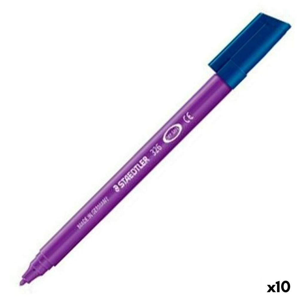 Μαρκαδόροι Staedtler Noris Club Λιλά (x10)