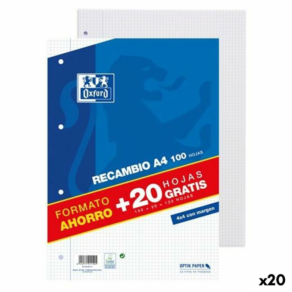 σημειωματάριο Oxford 90 g/m² (20 Μονάδες)