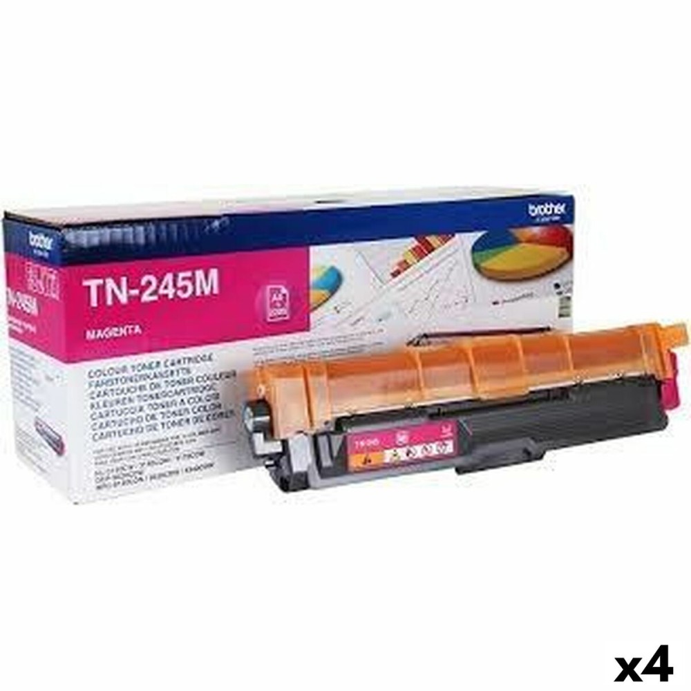 Γνήσιο Toner Brother HL3140CW/HL3150CDW Mατζέντα (4 Μονάδες)