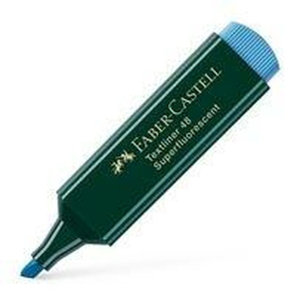 Σετ Μαρκαδόροι Υπογράμμισης Faber-Castell Textliner 48 Μπλε (x10)