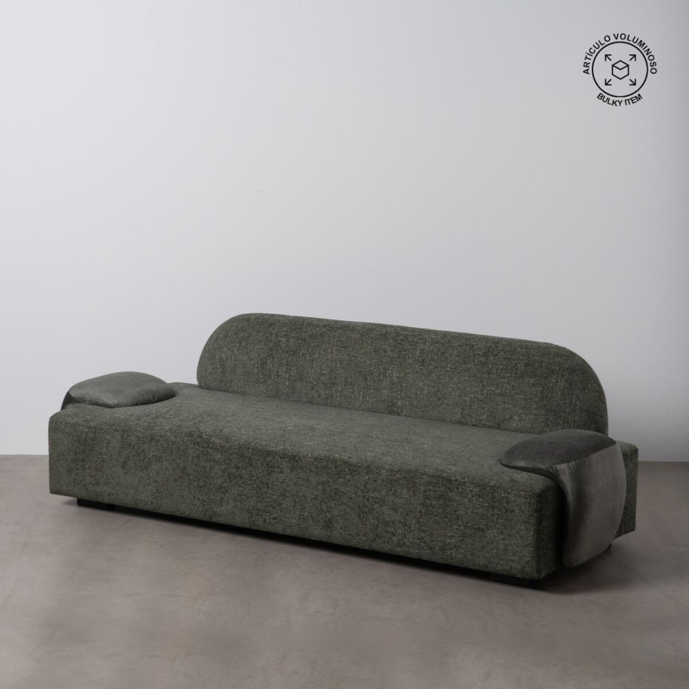 Καναπές Πράσινο Ξύλο Foam 222 x 92 x 70 cm