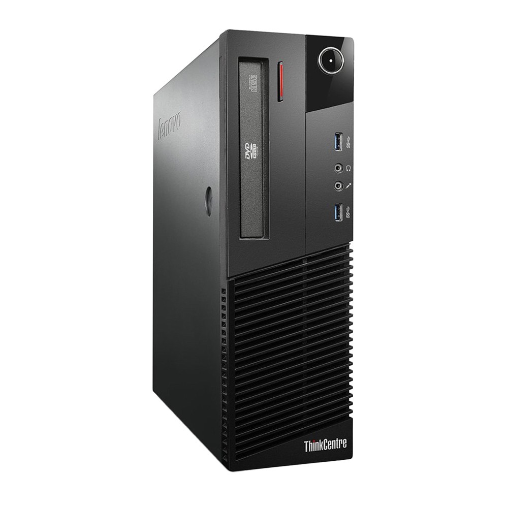 LENOVO PC ThinkCentre M93p SFF, Refurbished Grade A Repainted, i5-4570, 8GB, 128GB SSD, DVD, FreeDOS