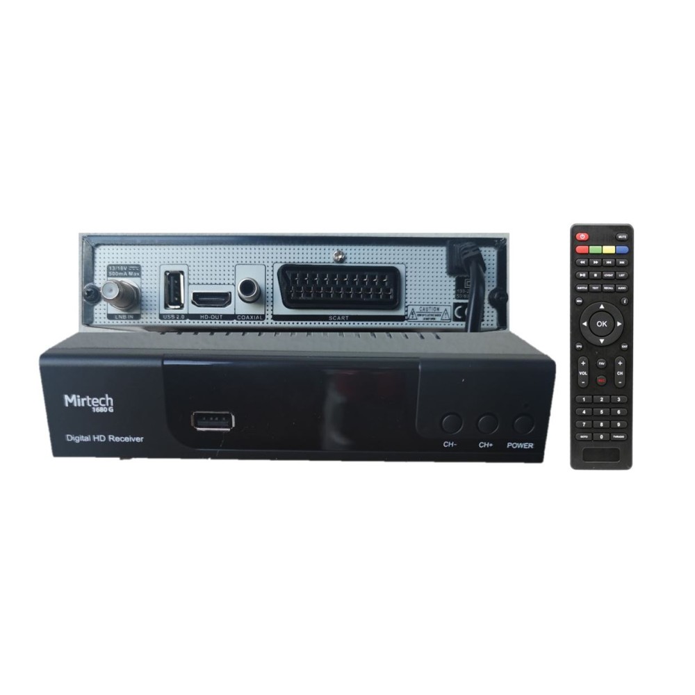 MIRTECH 1680G HD DVB-S2 RECEIVER