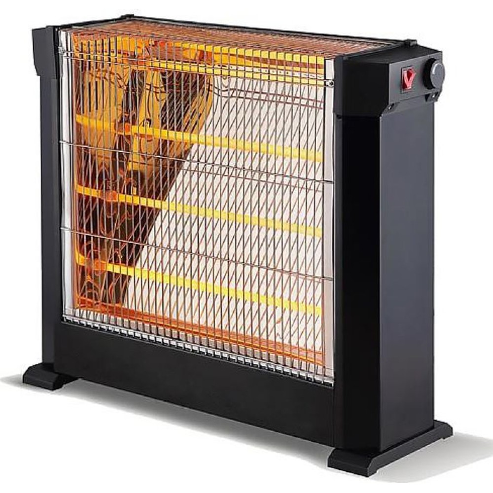 KUMTEL KS-2760 BLACK 2200W MICATRONIC HEATER