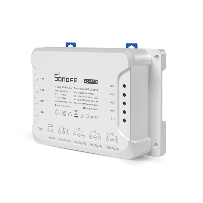 4CHR3 4-gang Wi-Fi Smart Switch &amp; 4CHPROR3 4-gang Wi-Fi Smart Switch with RF Control