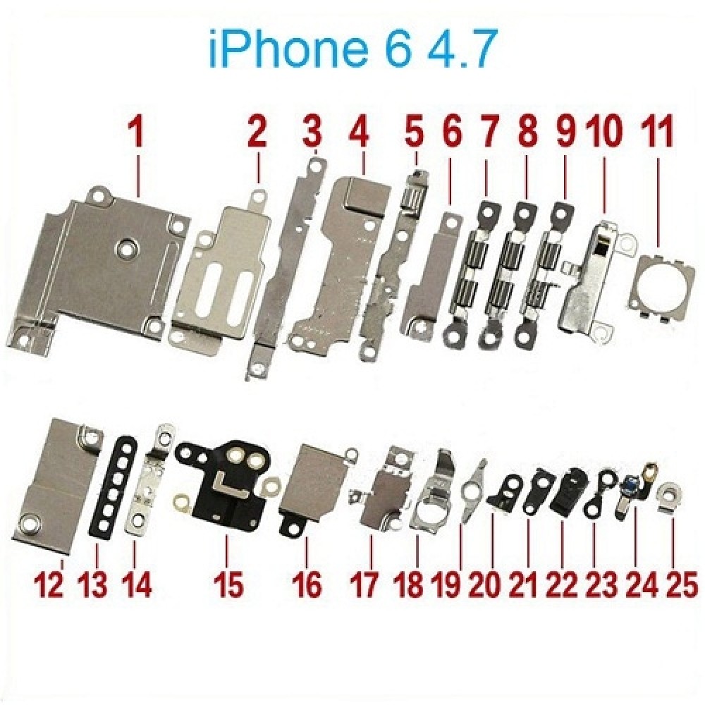 APPLE iPhone 6 - SET 25 τεμ Εσωτερικά μηχανικά μέρη iPhone 6