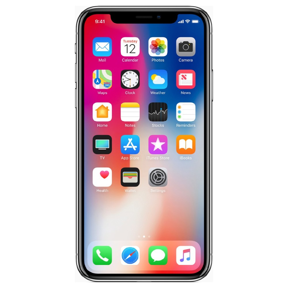 Used Phone Apple iPhone X 5.8" 3GB/64GB Γκρι Grade A Περιλαμβάνει Θήκη, Screen Protection και Καλώδιο Φόρτισης