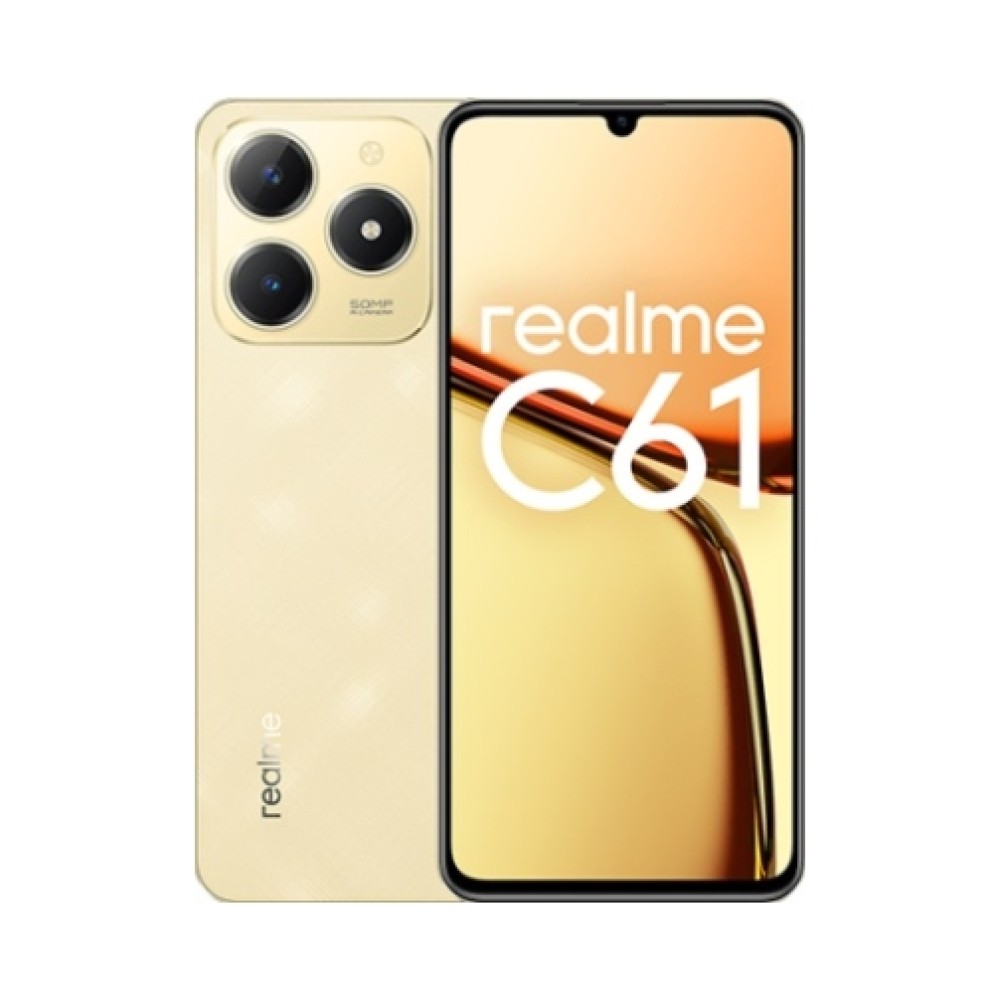 Realme C61 4G 256GB (6GB Ram) Dual-Sim Sparkle Gold EU
