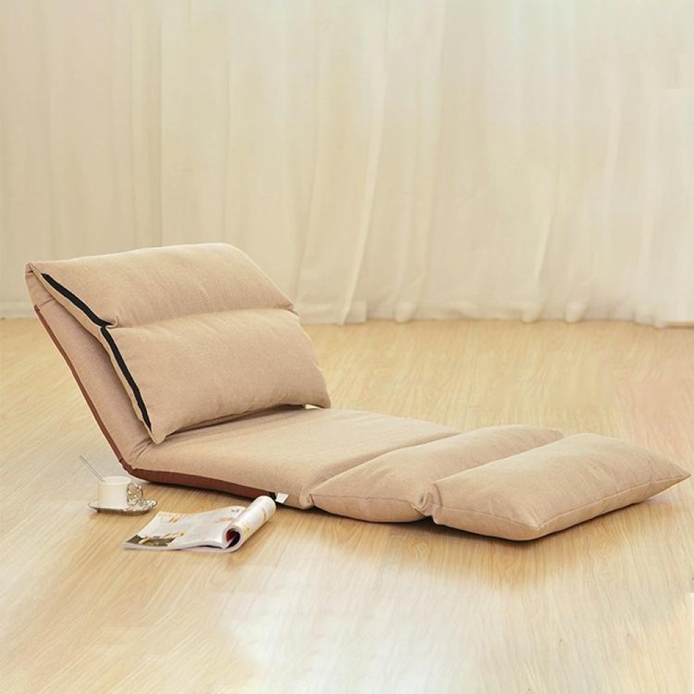 B1 Foldable Washable Lazy Sofa Bed Tatami Lounge Chair (Khaki)