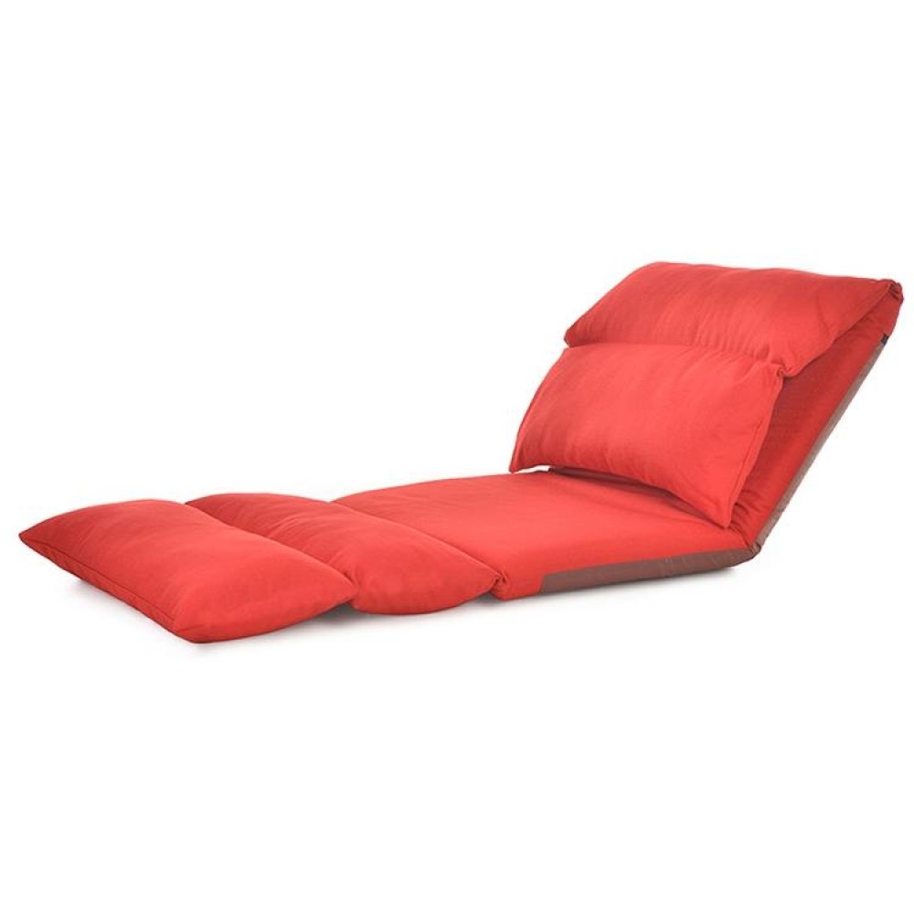 B1 Foldable Washable Lazy Sofa Bed Tatami Lounge Chair (Red)