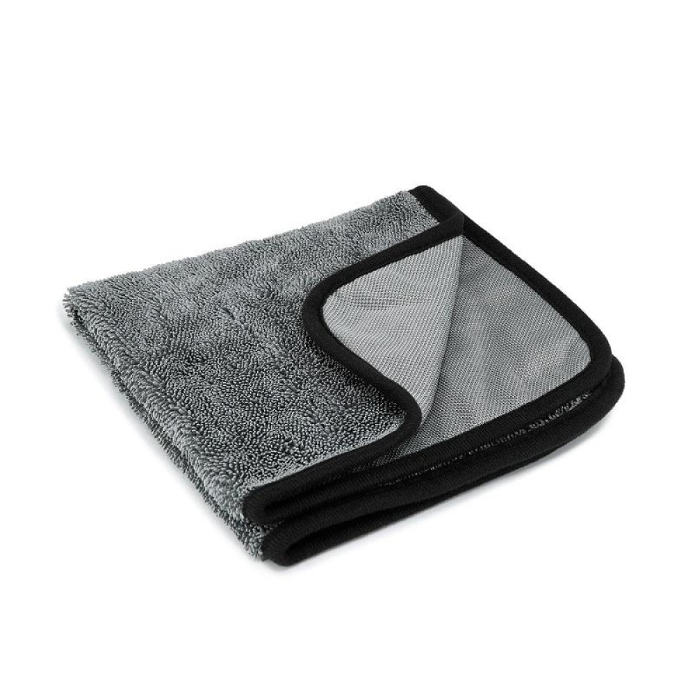 60x160cm Thickened Twisted Braid Cloth Absorbent Car Cleaning Towel(Dark Gray 1pcs)