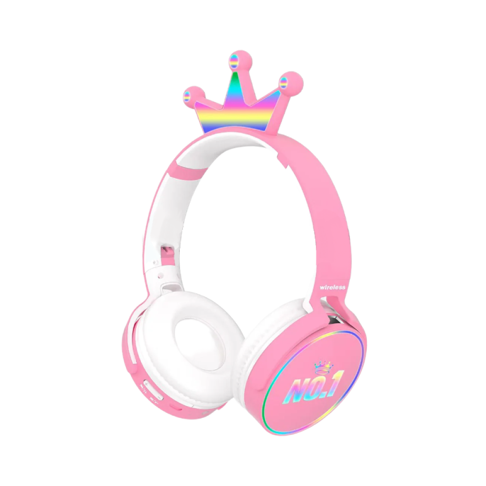 Ασύρματα ακουστικά - Princess Headphones - ME16 - 516479 - Pink