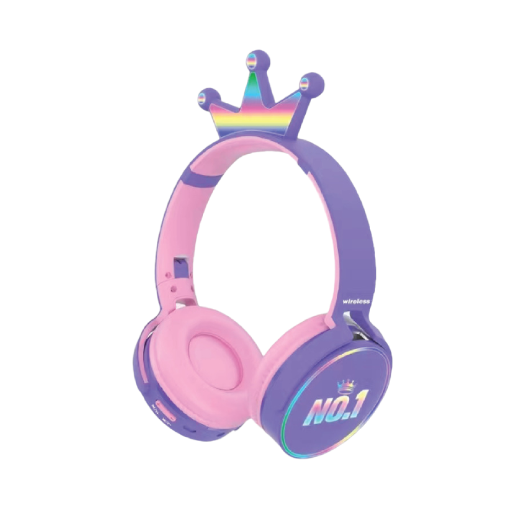 Ασύρματα ακουστικά - Princess Headphones - ME16 - 516479 - Purple