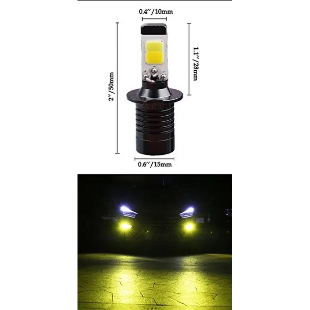 Φώτα ομίχλης LED - H11 - 608033 - Yellow