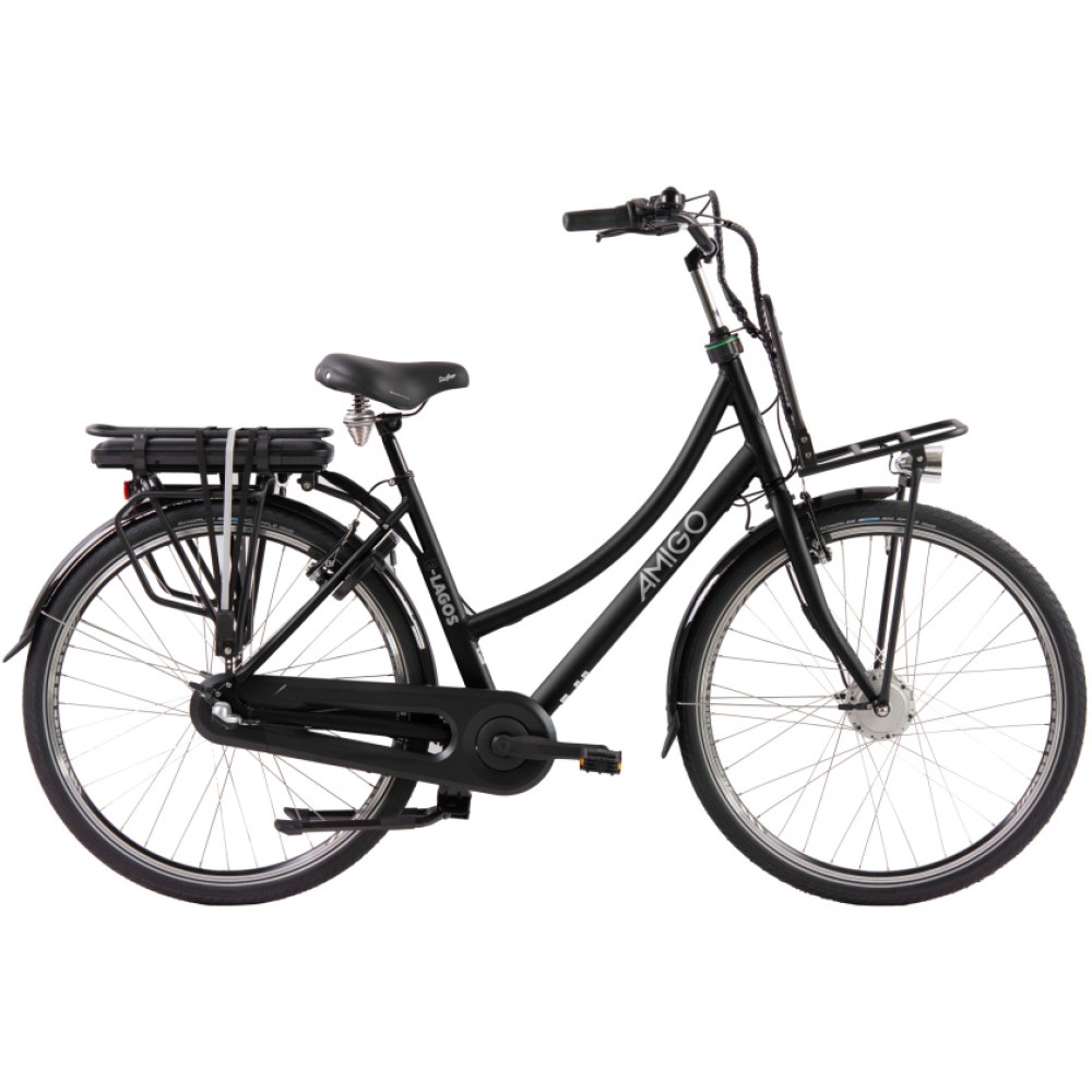 E-Lagos T2 28 Inch 50 cm Women 3SP Rim Brakes Matte black