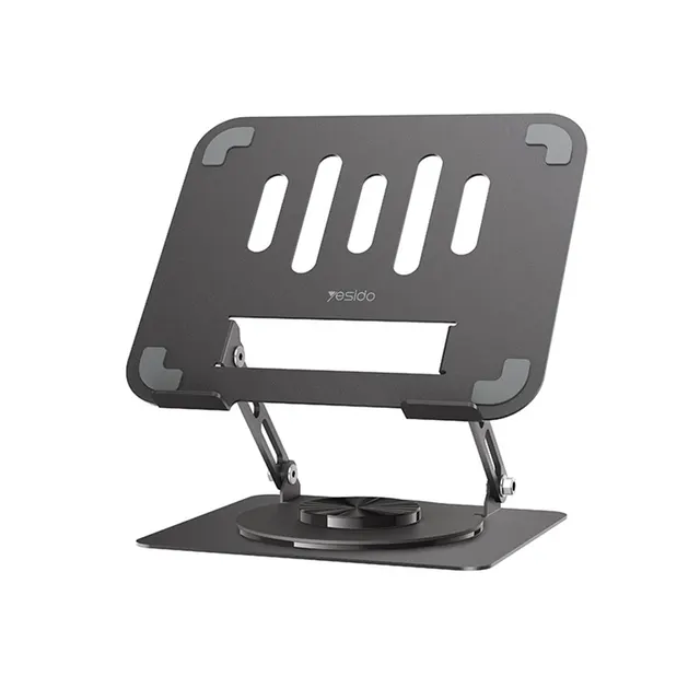 Yesido LP08 Περιστρεφόμενη Βάση Laptop 360° για 13 έως 20" Γκρι