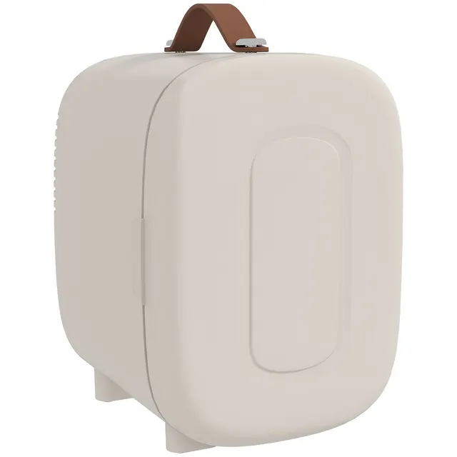 Mini Fridge Beauty Fridge, χωρητικότητας 4 L, 20,3 x 26,3 x 28 cm, κρεμ λευκό